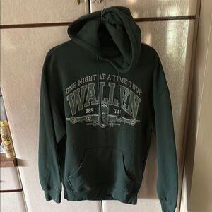 Forest Green Graphic Sweatshirt Hoodie